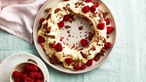 Vadelma-Daim-semifreddo