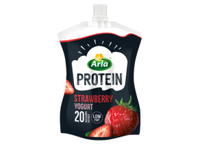 Arla Protein Strawberry Yogurt Pouch 200g