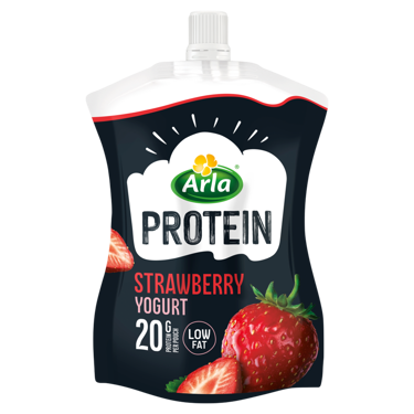 Arla Protein Strawberry Yogurt Pouch 200g