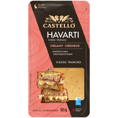 Fromage havarti crémeux Castello® en tranches