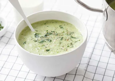 Soppa med sojabönor