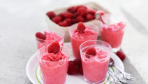 Hindbærsorbet