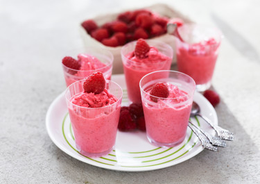 Hindbærsorbet