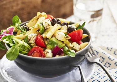 Pastasallad med vitost