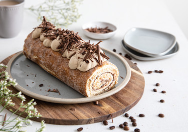 Tiramisu-kääretorttu