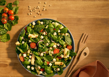 Kreikkalainen pastasalaatti