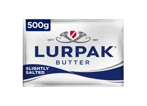 Lurpak Slightly Salted Butter Block 500g