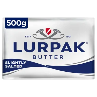 Lurpak Slightly Salted Butter Block 500g