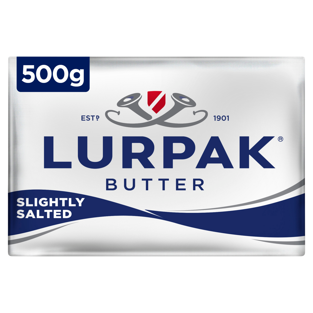 Lurpak Slightly Salted Butter Block 500g