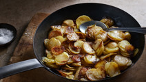 Råstekt potatis