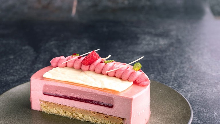 Raspberry Mousse Cake