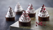 Flødebolle-brownies