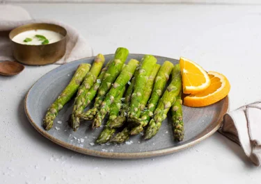 Oven-roasted asparagus
