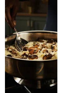 Bring forth creamy risotto 