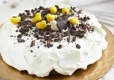 Påskig chokladtårta
