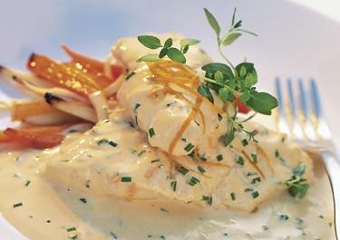 Fisk med apelsin