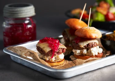 Sliders på högrev och jalapeno