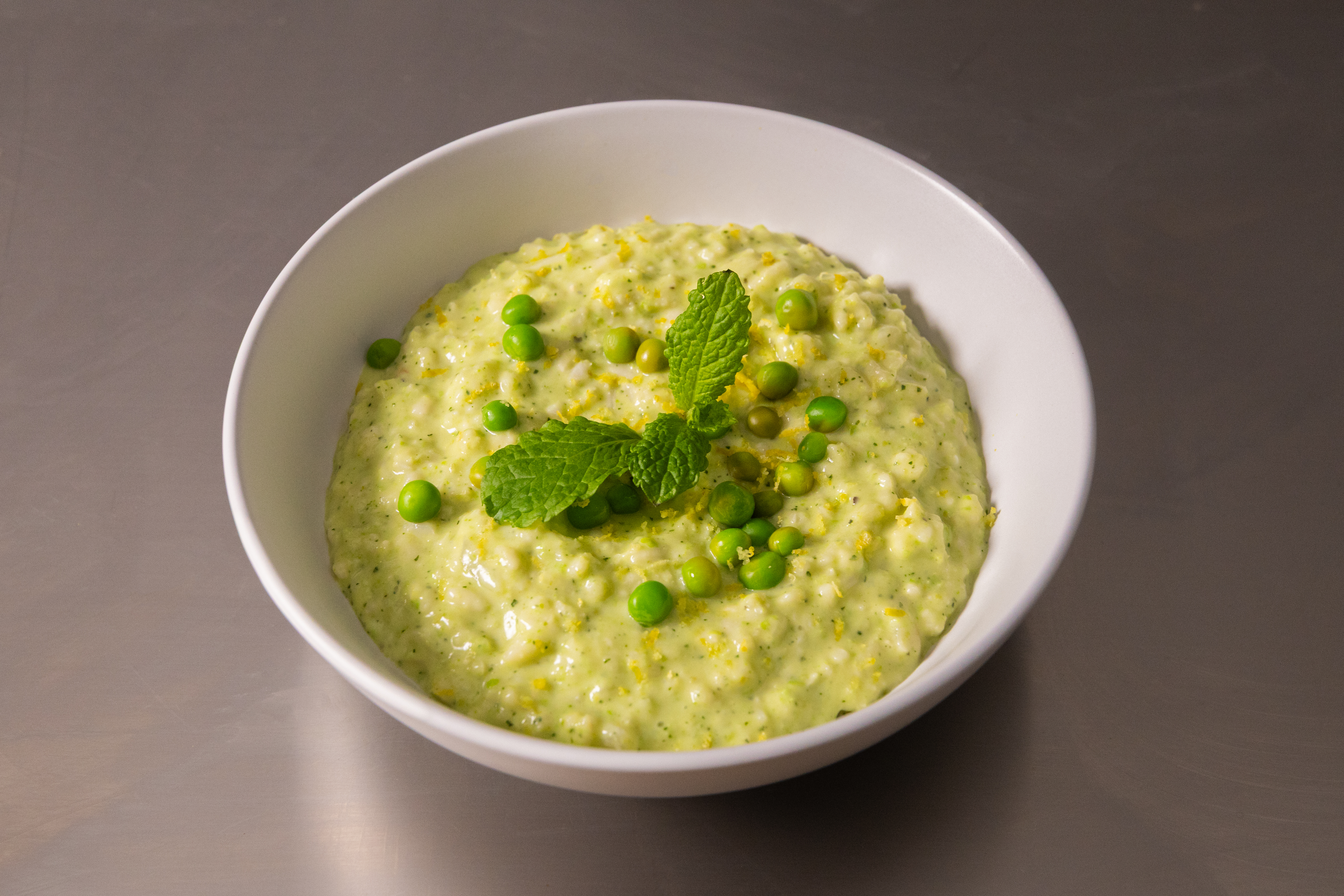 Pea, Mint & Lemon Cream Risotto