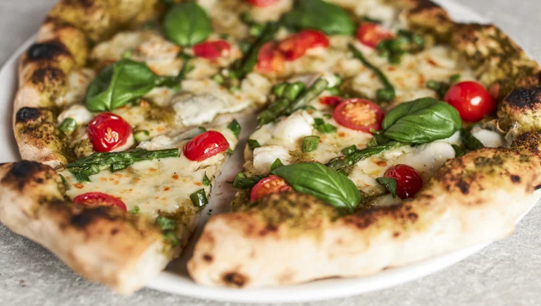 Goat Cheese & Vegetable Pizza
