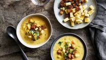 Root vegetable soup