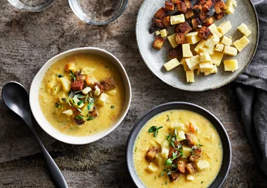 Root vegetable soup