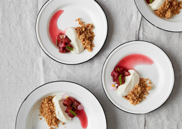 Rabarberdessert
