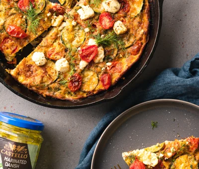 Feta & Zucchini Frittata