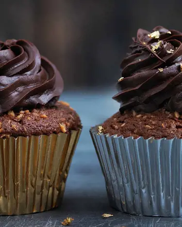 BANAN- OG CHOKOLADEMUFFINS