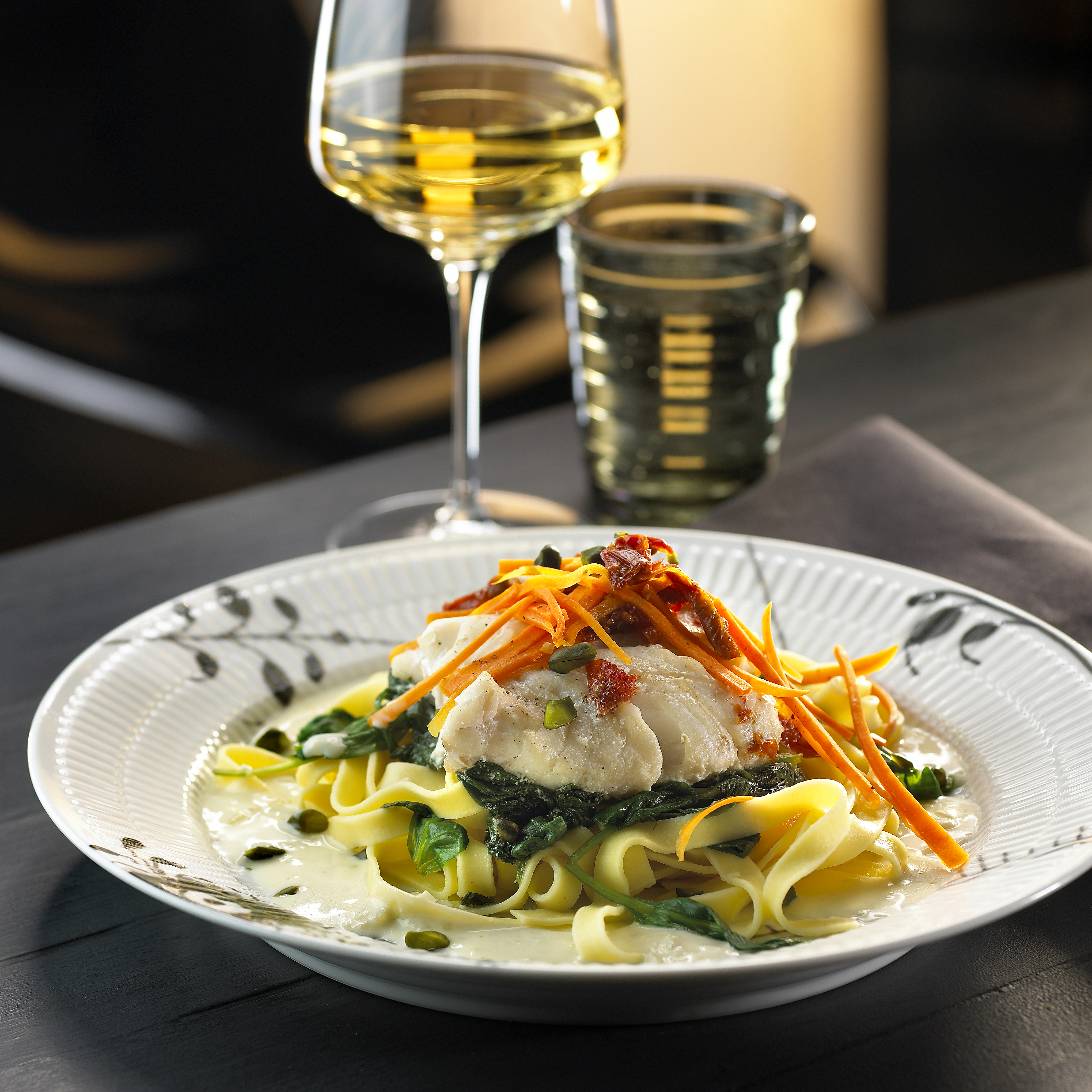 Gebackener Kabeljau in Folie