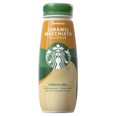 Starbucks Caramel Macchiato Chilled Coffee Bottle 220ml