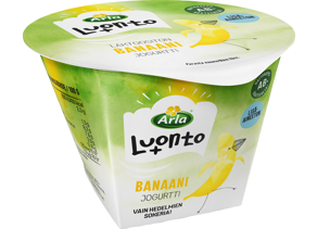 Arla Luonto+ AB banaanijogurtti 175g laktoositon