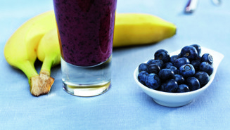 Berry banana smoothie
