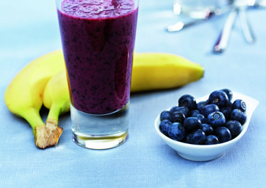 Berry banana smoothie
