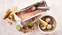 Strawberry ice cream