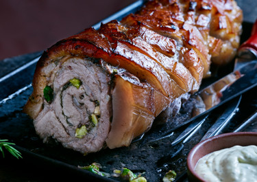 Asiatisk porchetta