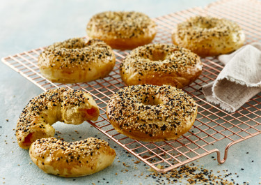 Cheese bagels