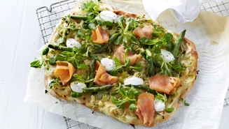 Lactose-free white pizza