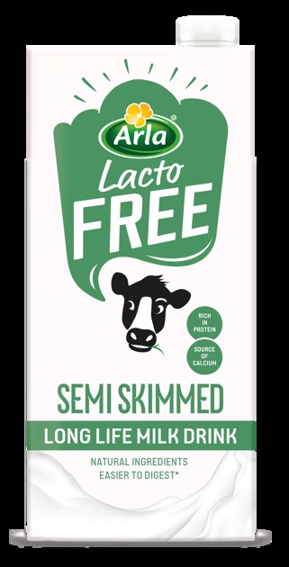 Arla LactoFREE Long Life Semi Skimmed Milk Drink 1l