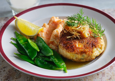 Fiskwallenbergare med pepparrot