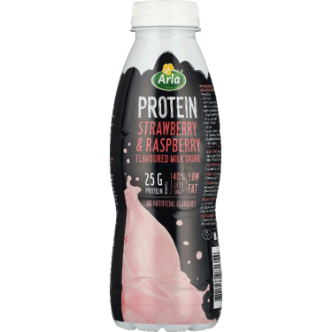 Arla Protein Strawberry & Raspberry Milk 482ml