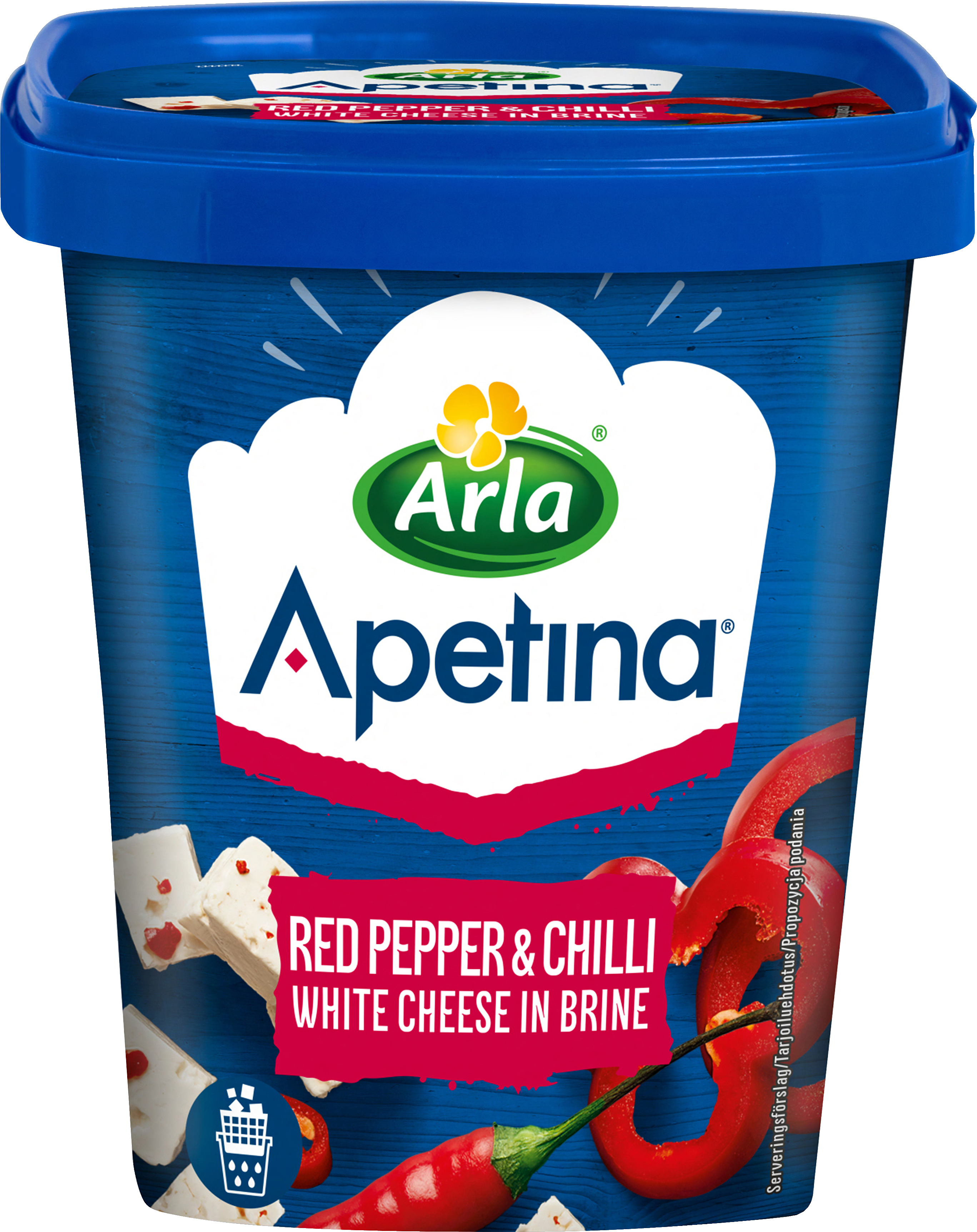 Arla Apetina kuutiot paprika-chili 200g