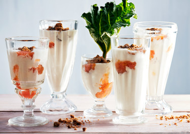 Rabarbermilkshake