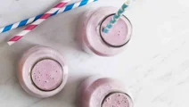 Smoothie med blåbärskvarg