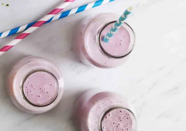 Smoothie med blåbärskvarg