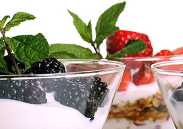 Lactosevrije notenmuesli met yoghurt