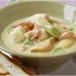 Thaigryta med fisk och räkor