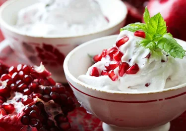 Mjukglass med granatäpple