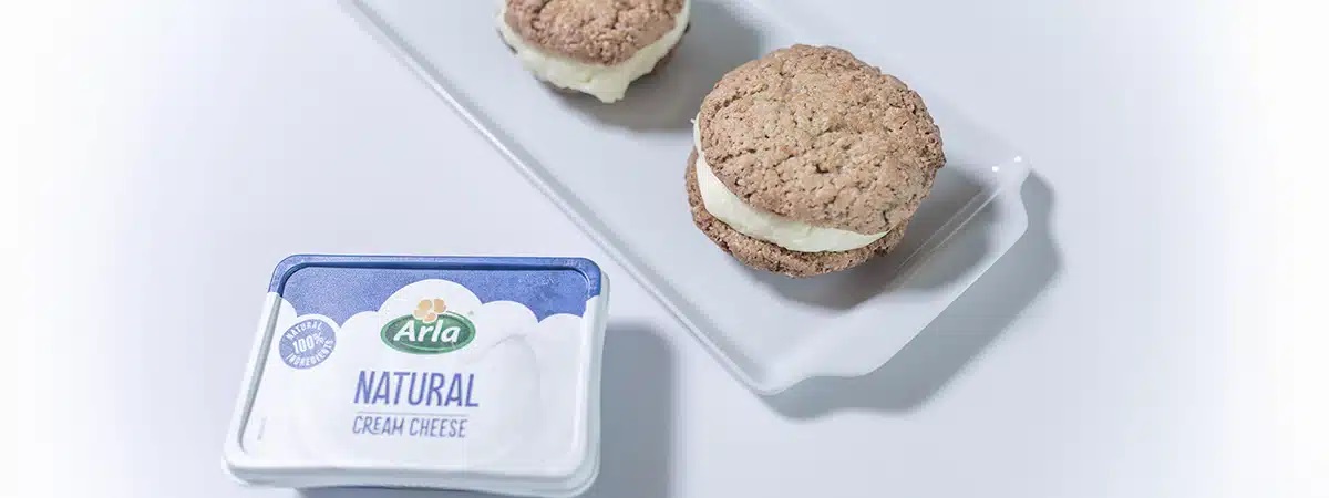 Ciasteczka marchewkowe z serkiem kremowym Arla Natural