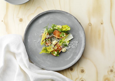 Lynstegt laks med ostemayo