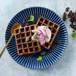 Chocolate Belgian waffles